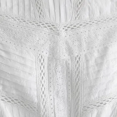 Abercrombie & Fitch Short-sleeve Easy Waist Ruffle Skort In White