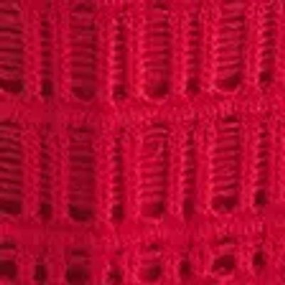 Abercrombie & Fitch Crochet-style Maxi Dress In Red