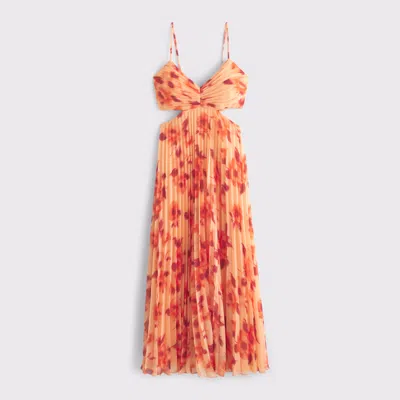 Abercrombie & Fitch The A&f Giselle Babydoll Cutout Maxi Dress