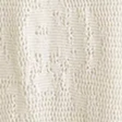 Abercrombie & Fitch Strapless Crochet-style Maxi Dress In White