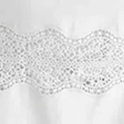 Abercrombie & Fitch Apron Lace-trim Mini Dress In White