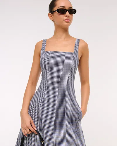 Abercrombie & Fitch The A&f Mila Midi Dress In Blue