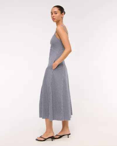 Abercrombie & Fitch The A&f Mila Midi Dress In Blue