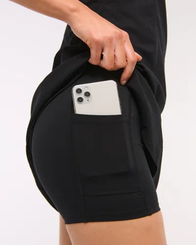 Abercrombie & Fitch Bra-free Everyday Skort In Black