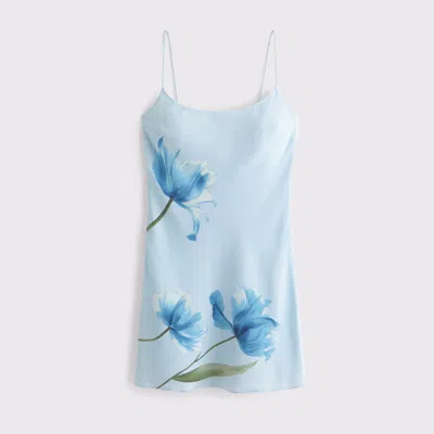 Abercrombie & Fitch The A&f Julia Slip Mini Dress In Blue