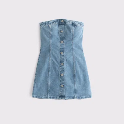 Abercrombie & Fitch The A&f Mara Strapless Denim Mini Dress
