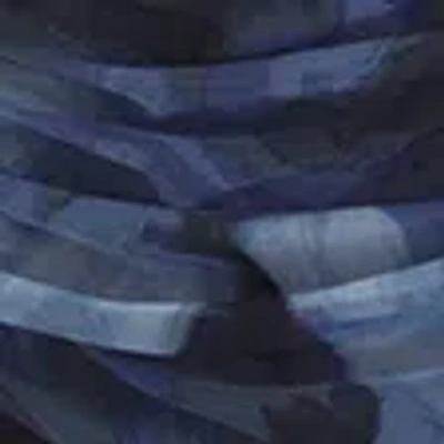 Abercrombie & Fitch Strapless Ruched Mesh Maxi Dress In Blue