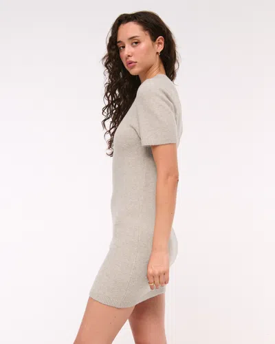 Abercrombie & Fitch The A&f Madeline Mini Sweater Dress In Sand