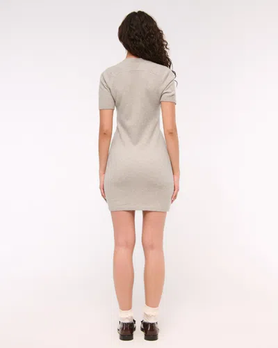 Abercrombie & Fitch The A&f Madeline Mini Sweater Dress In Sand