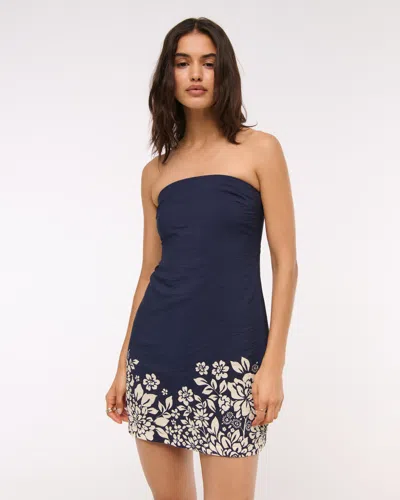 Abercrombie & Fitch The A&f Scarlett Strapless Skort In Blue