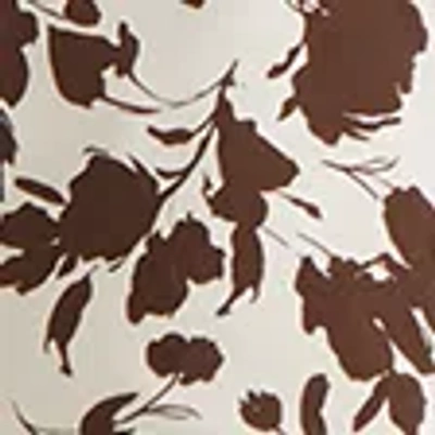 Abercrombie & Fitch Twist-front Maxi Dress In Brown