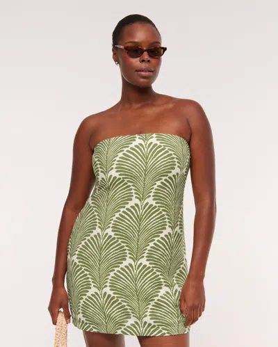 Abercrombie & Fitch The A&f Scarlett Strapless Skort In Green