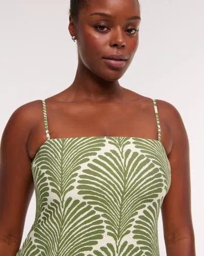 Abercrombie & Fitch The A&f Scarlett Strapless Skort In Green