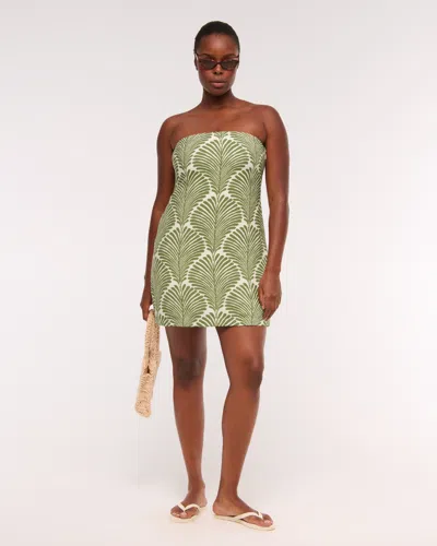 Abercrombie & Fitch The A&f Scarlett Strapless Skort In Green