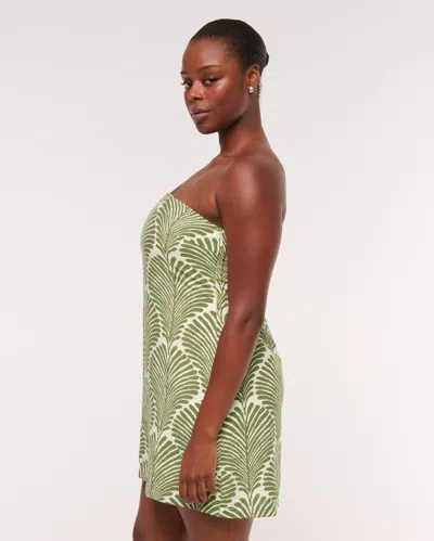 Abercrombie & Fitch The A&f Scarlett Strapless Skort In Green