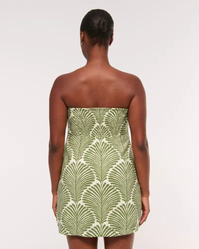 Abercrombie & Fitch The A&f Scarlett Strapless Skort In Green