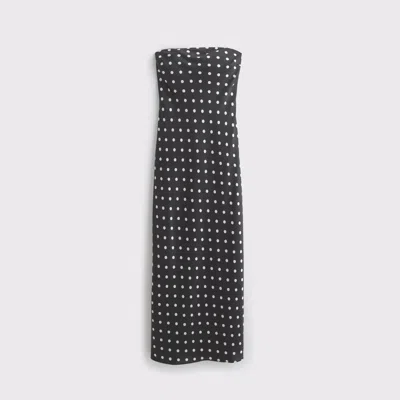 Abercrombie & Fitch The A&f Julia Strapless Scarf Maxi Dress In Black