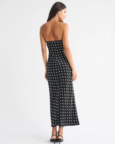 Abercrombie & Fitch The A&f Julia Strapless Scarf Maxi Dress In Black