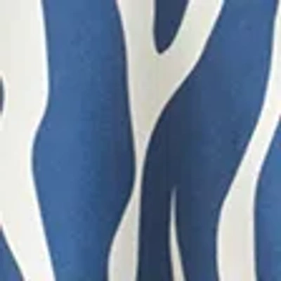 Abercrombie & Fitch Cowl Neck Midi Dress In Blue