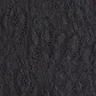 Abercrombie & Fitch Slash Lace Mini Dress In Black