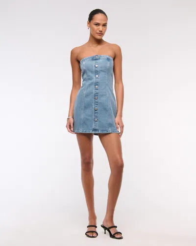 Abercrombie & Fitch The A&f Mara Strapless Denim Mini Dress