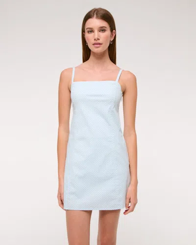 Abercrombie & Fitch Seamed Stretch Skort In Blue