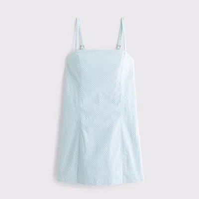 Abercrombie & Fitch Seamed Stretch Skort In Blue