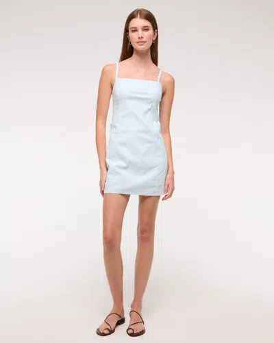 Abercrombie & Fitch Seamed Stretch Skort In Blue