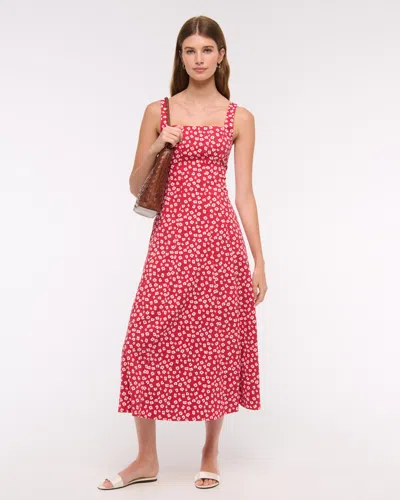 Abercrombie & Fitch The A&f Mila Stretch Midi Dress
