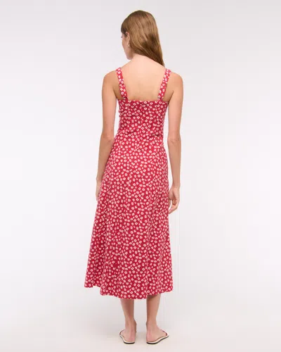 Abercrombie & Fitch The A&f Mila Stretch Midi Dress