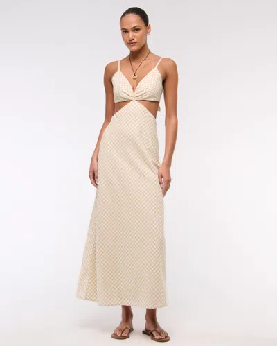 Abercrombie & Fitch The A&f Julia Slip Cutout Maxi Dress