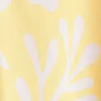 Abercrombie & Fitch Twist-front Flowy Maxi Dress In Yellow