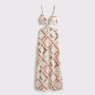 Abercrombie & Fitch The A&f Julia Slip Cutout Maxi Dress