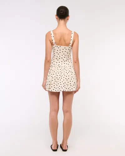 Abercrombie & Fitch The A&f Mila Drop-waist Mini Dress In White