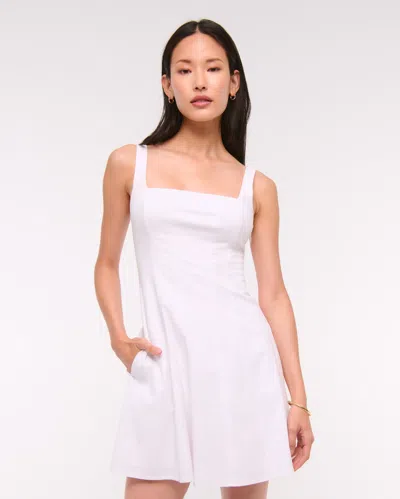 Abercrombie & Fitch The A&f Mila Stretch Mini Dress In White