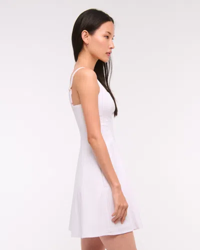 Abercrombie & Fitch The A&f Mila Stretch Mini Dress In White