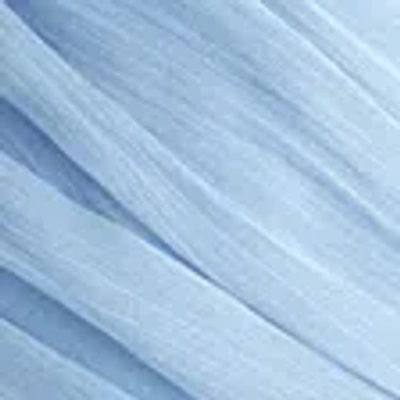 Abercrombie & Fitch Sheer Bubble Hem Mini Dress In Blue