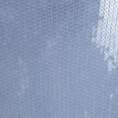 Abercrombie & Fitch Strapless Sequin Midi Dress In Blue