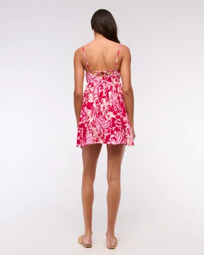 Abercrombie & Fitch Beaded Sweetheart Babydoll Skort In Multi