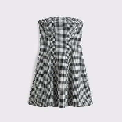 Abercrombie & Fitch The A&f Mila Strapless Mini Dress In Gray