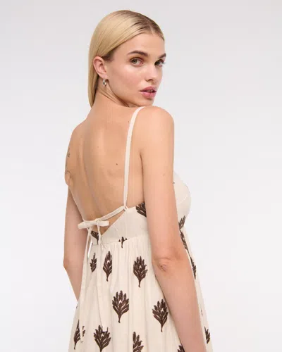 Abercrombie & Fitch Tie-back Babydoll Maxi Dress