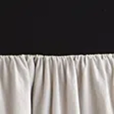 Abercrombie & Fitch Mixed Fabric Bubble Hem Midi Dress In Gray