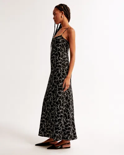 Abercrombie & Fitch The A&f Julia Slip Maxi Dress In Black