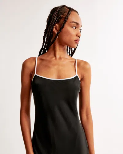 Abercrombie & Fitch The A&f Julia Slip Maxi Dress In Black
