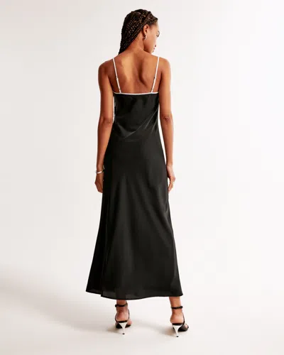 Abercrombie & Fitch The A&f Julia Slip Maxi Dress In Black