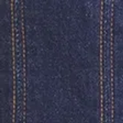 Abercrombie & Fitch The A&f Mila Squareneck Denim Mini Dress In Blue