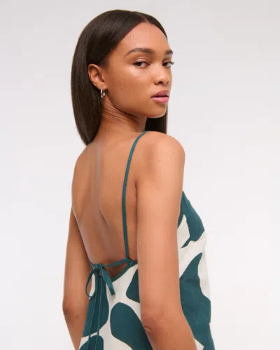 Abercrombie & Fitch Linen-blend Apron Mini Dress