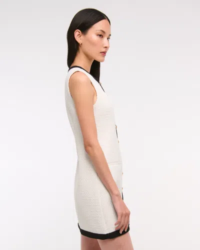 Abercrombie & Fitch The A&f Mara Tweed Mini Dress In White