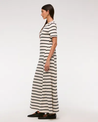 Abercrombie & Fitch T-shirt Knit Maxi Dress In Neutral