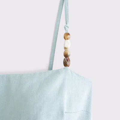 Abercrombie & Fitch Tie-back Babydoll Maxi Dress In Green